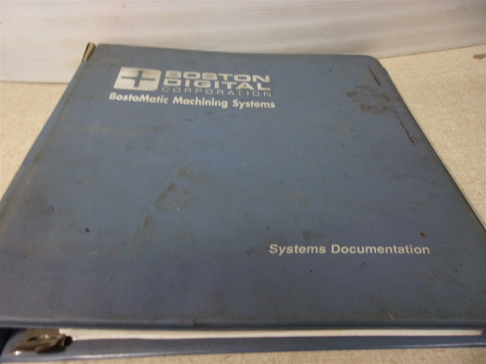 Boston Digital Bostomatic Machining Systems Manual BDC 3200/4000