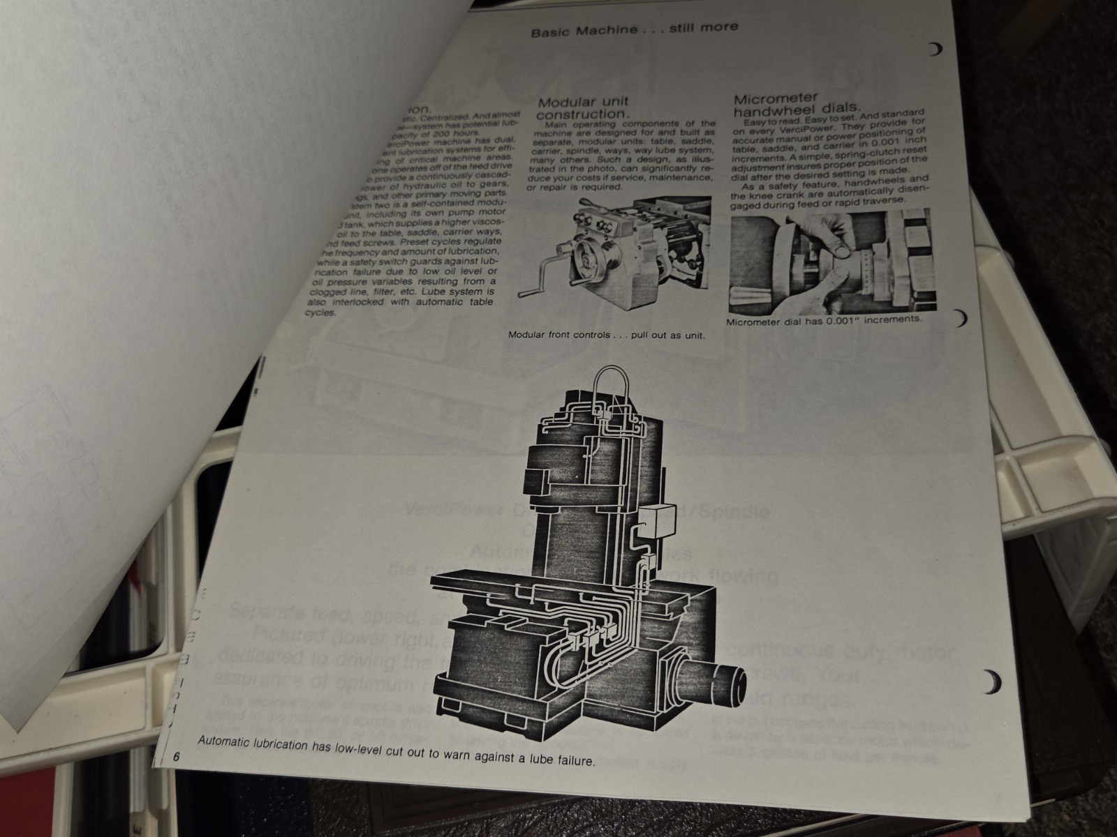 1974 CINCINNATI HORIZONTAL VERCIPOWER SALES PAPERWORK FLYER PROMO Machinist Tool