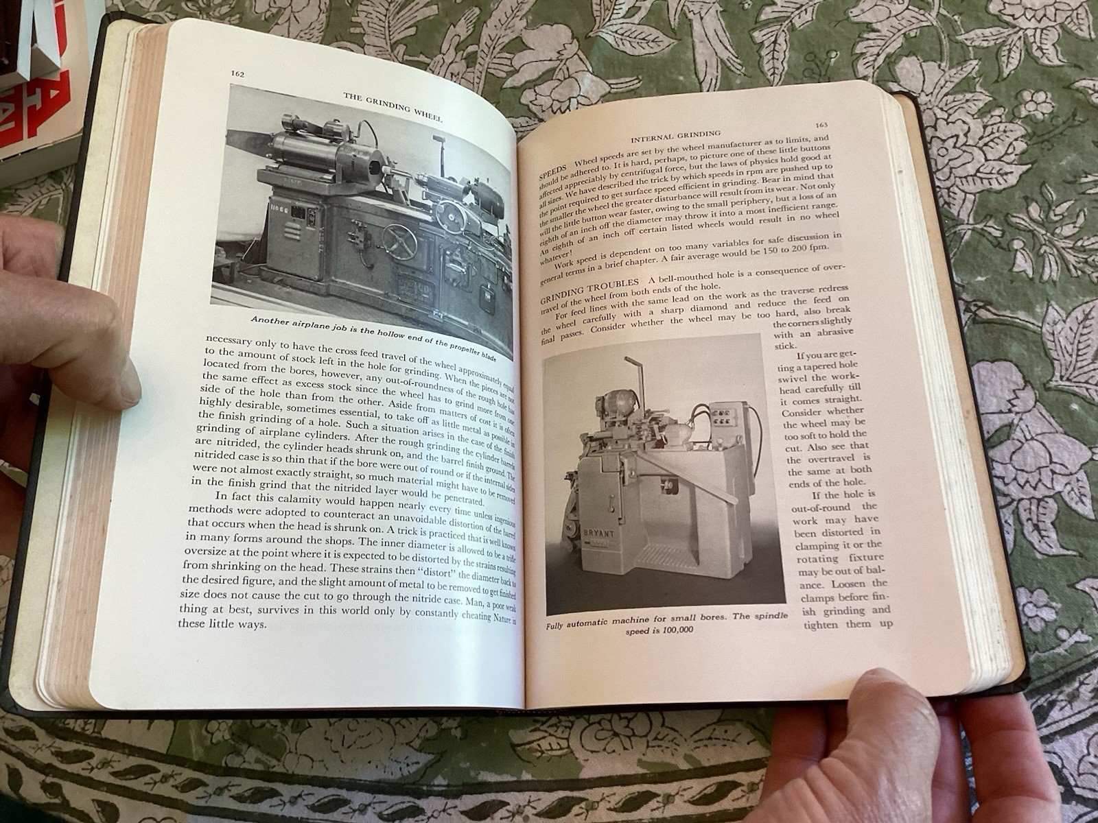 1951 Grinding Wheel By Lewis Machinist Machine Industry Technical Illustrated