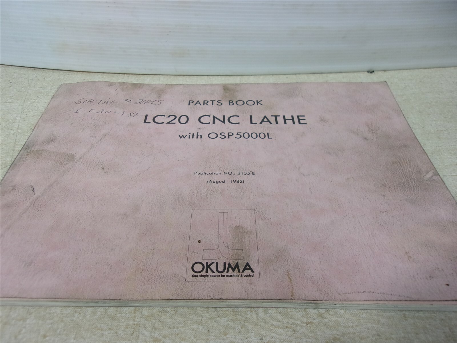 Okuma LC20 CNC Lathe with OSP5000L 2155-E Parts Book *FREE SHIPPING*