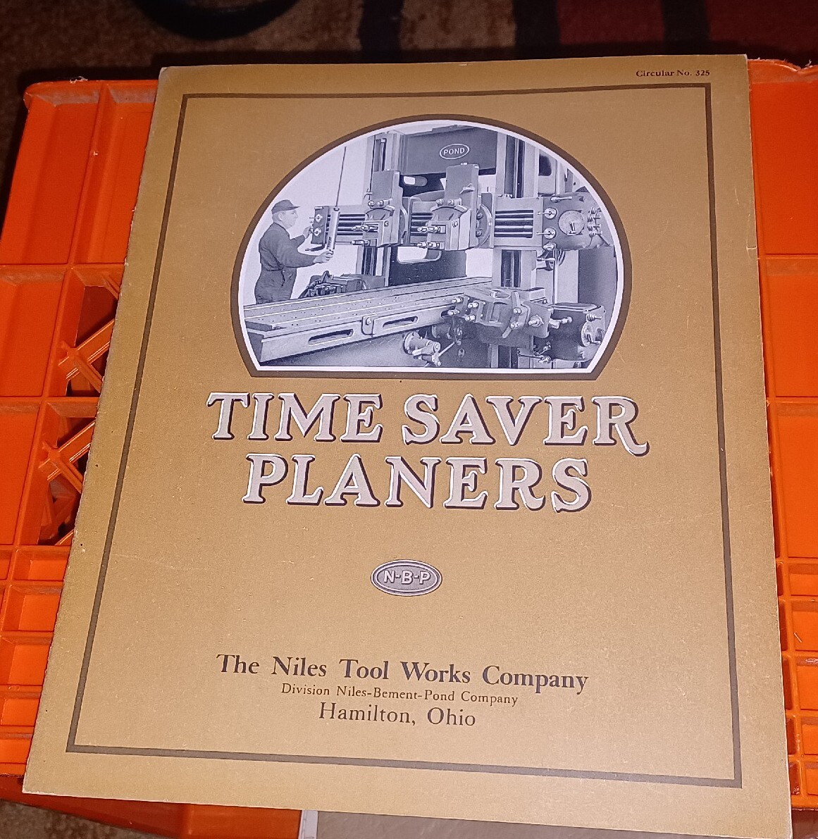 Catalog NILES TOOL WORKS TIME SAVER PLANERS GENERAL MACHINERY HAMILTON BOOK $325