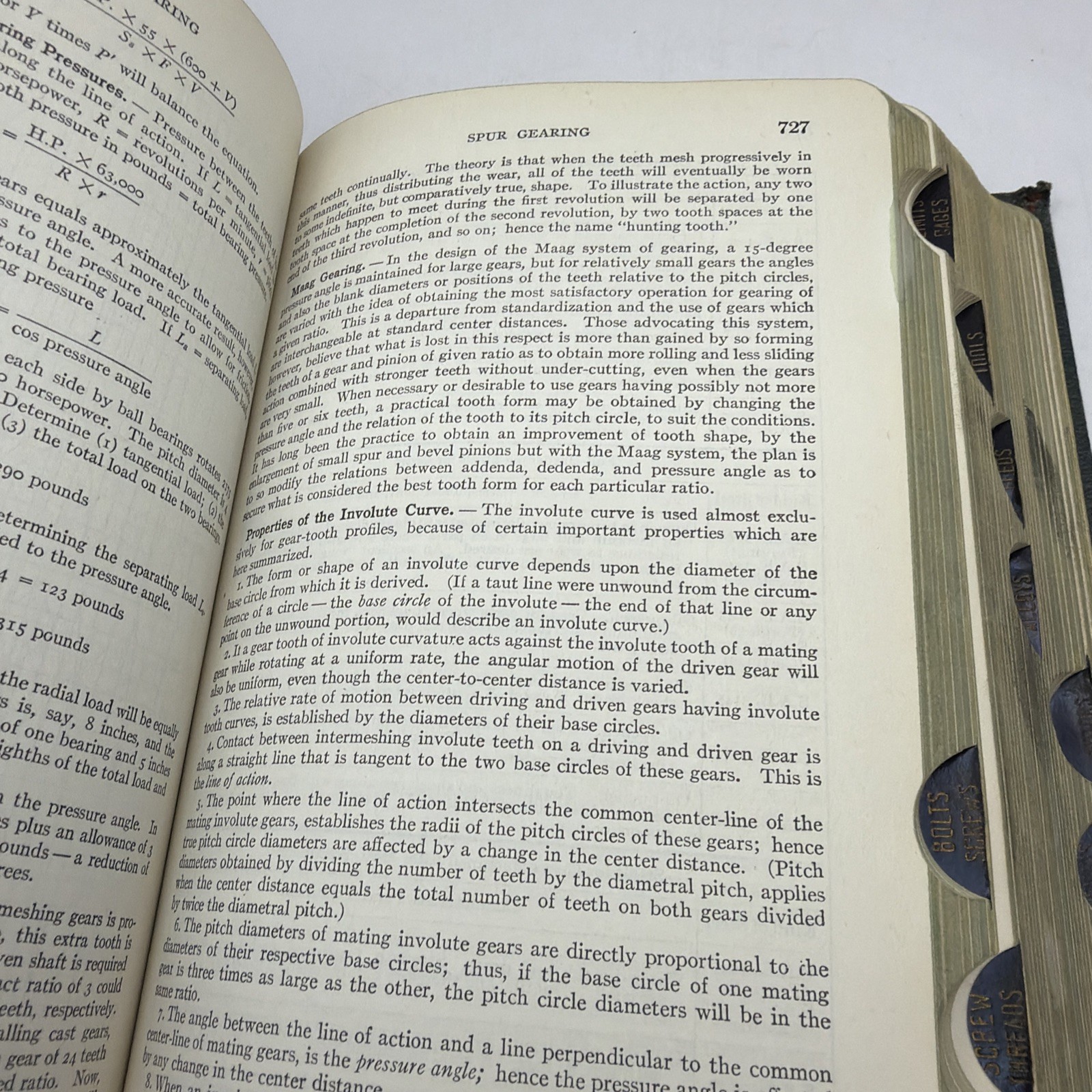 Vintage 1953 Machinery’s Handbook – 14th Edition