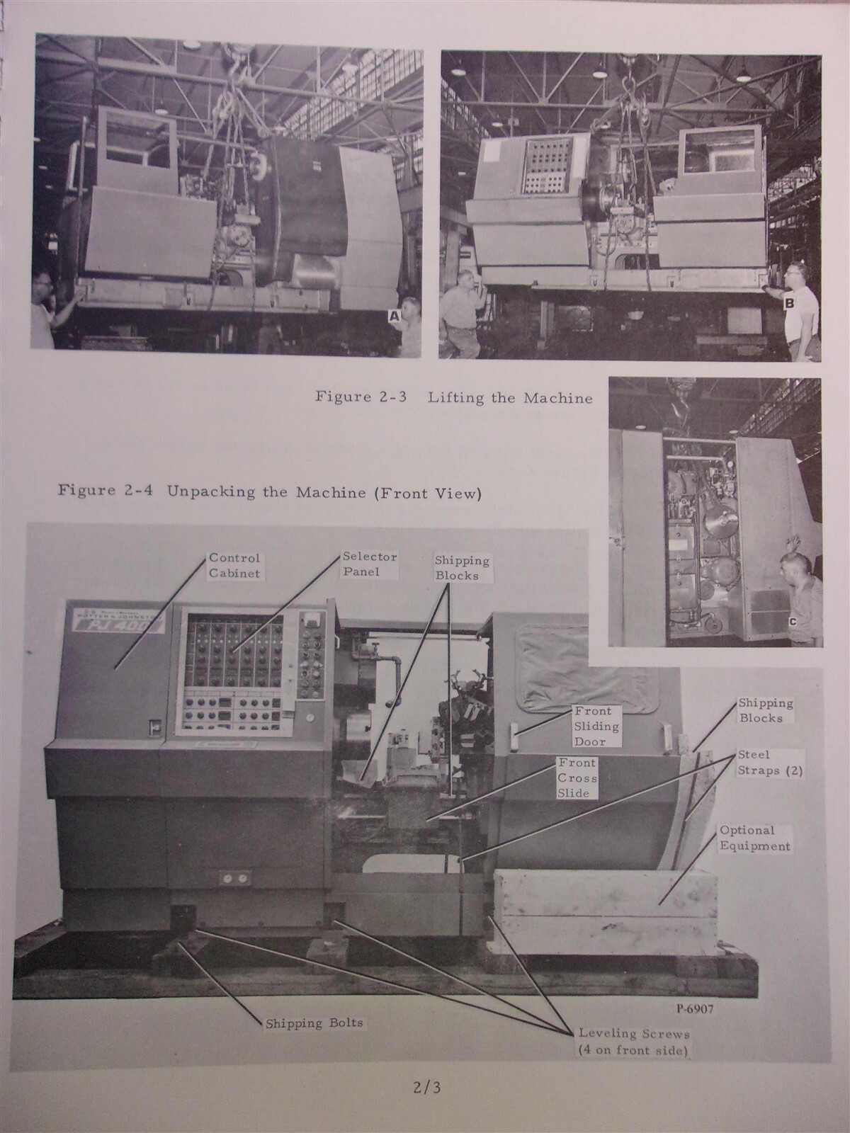 Colt Pratt Whitney Maintenance Manual PJ400 Turret Lathe M5011-15 1968