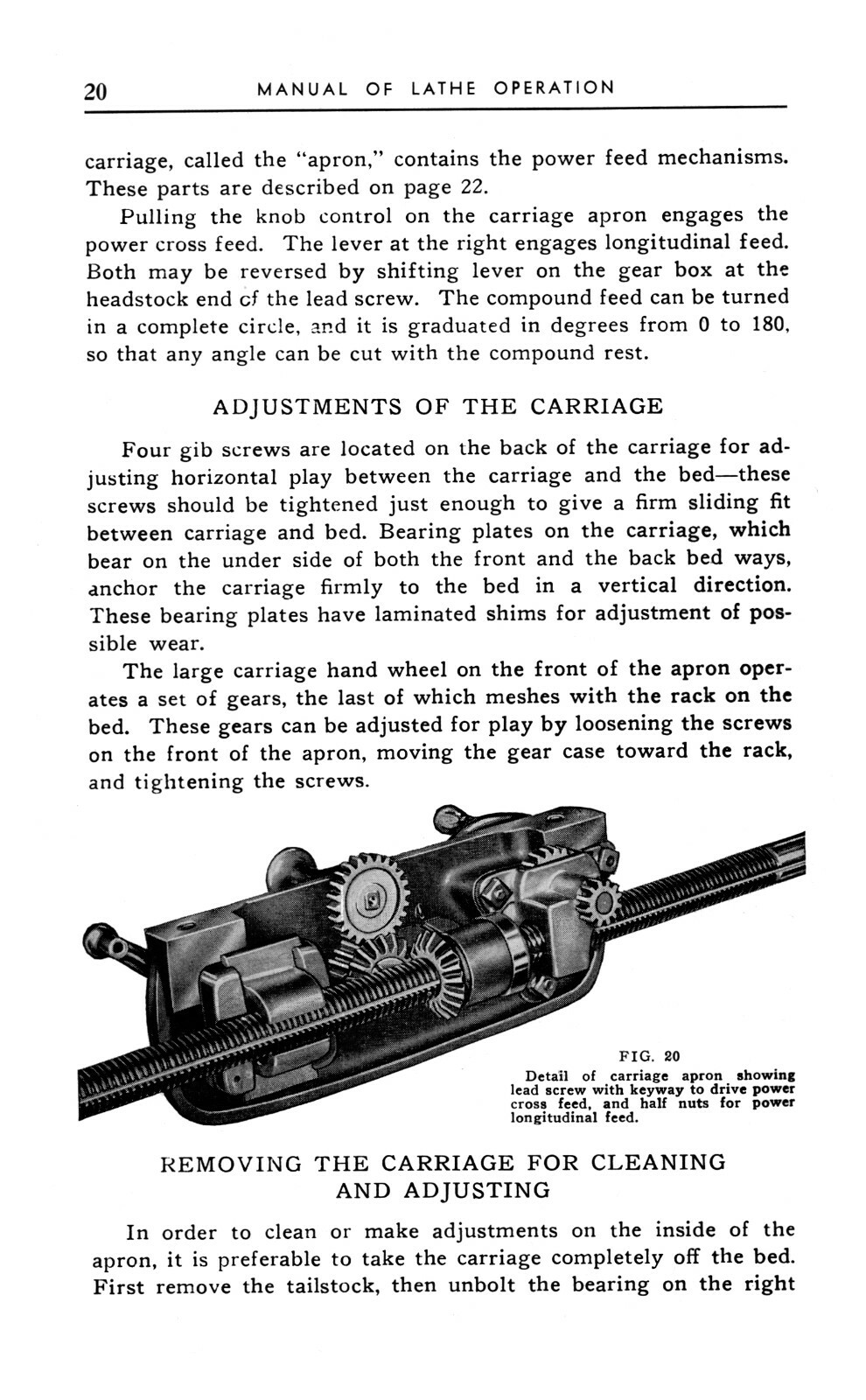 Sears Craftsman Metal Lathe Operator Manual for All 6″ & 12″ Models #2167