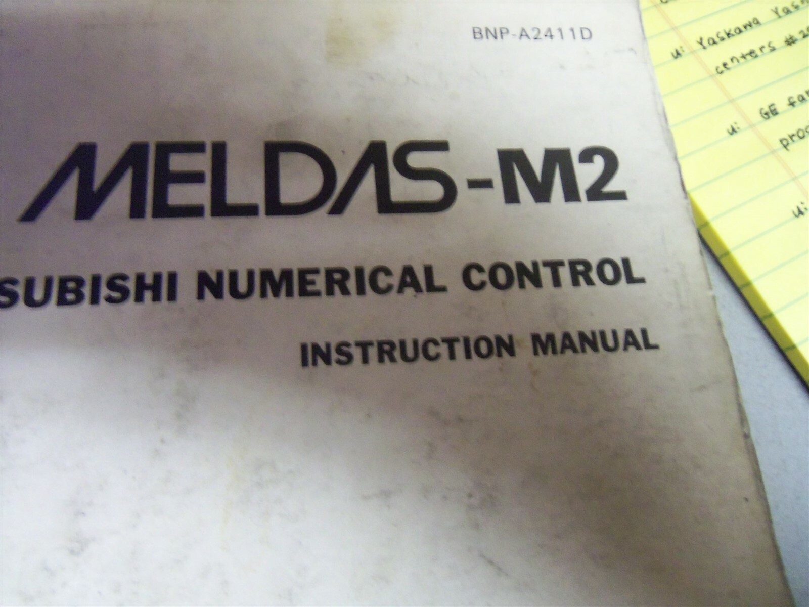 Mitsubishi Meldas-M2 Numerical Control Manual GNP-A2411D #213