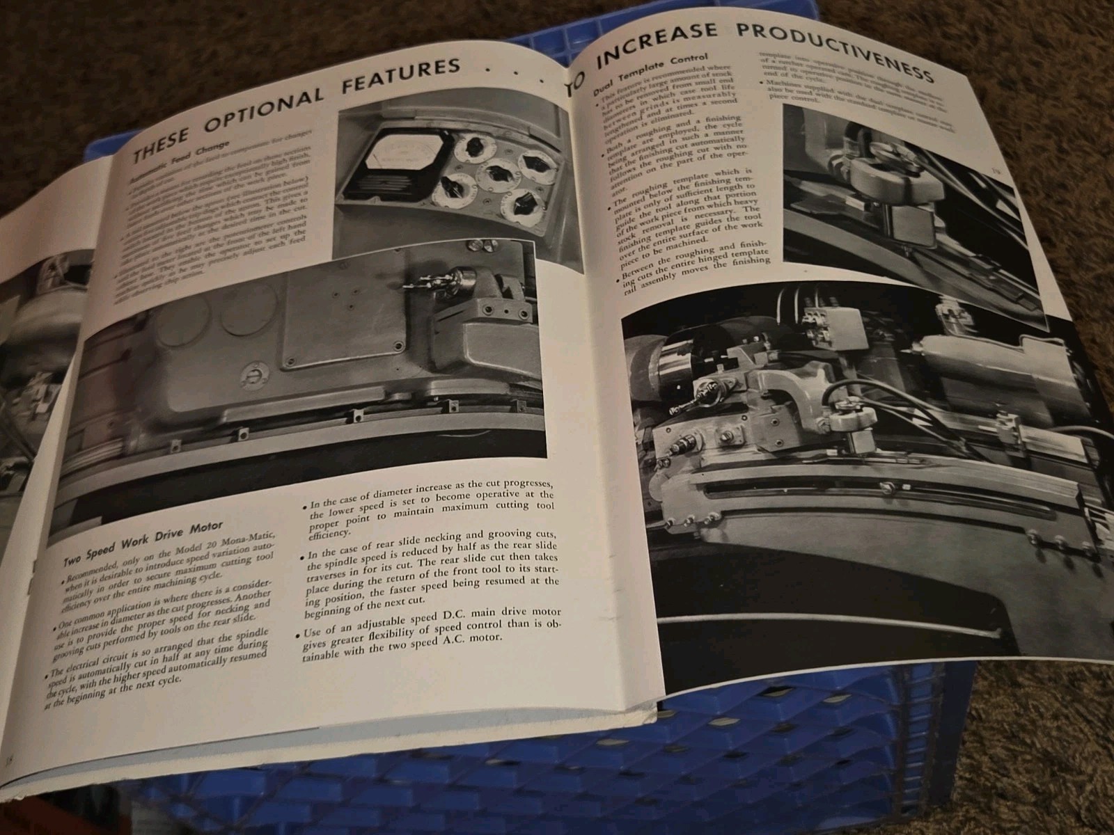 Monarch Machine Tool Co Catalog Mona-Matic Lathes Metal Turning MACHINIST BOOK