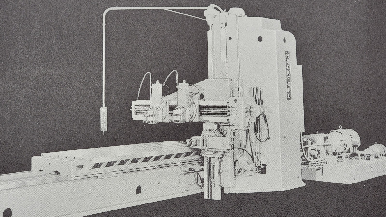 Rockford Machine Tool Hydraulic Openside Planer Sales Catalog Form 502