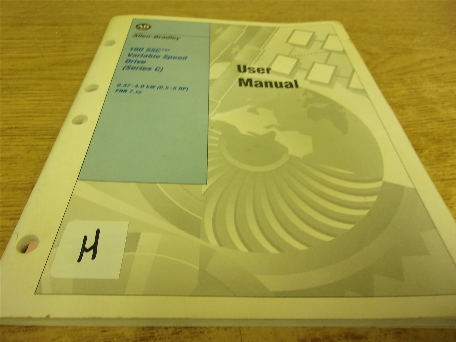 Allen Bradley 160SSC Variable Speed Drive User Manual Series C “H”