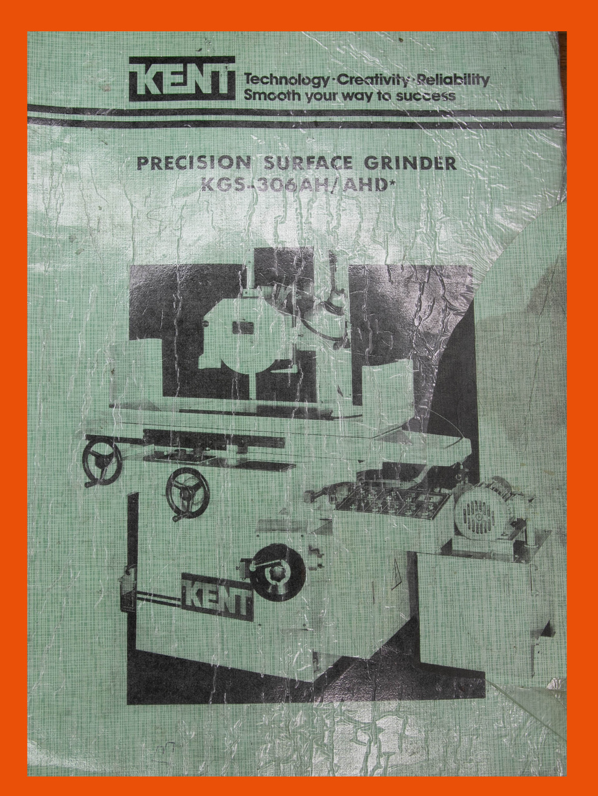 Kent KGS 306AH / AHD Surface Grinder Operation Maint. , Electrical & Part Manual