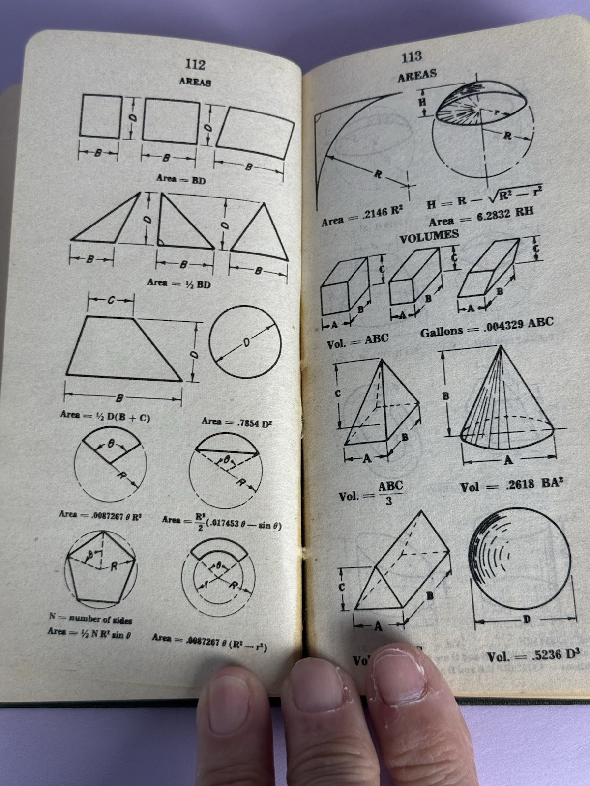 Vintage Mechanics Vest Pocket Reference Book, Wolfe & Phelps, Copyright 1945