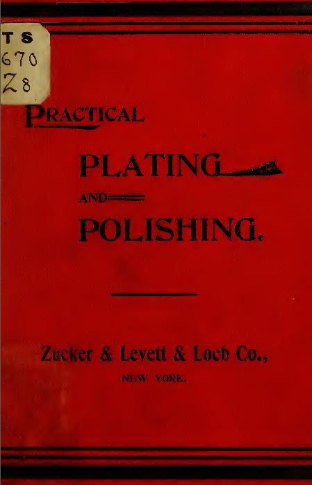 Electroplating Electrometallurgy Metal Plating Gold Silver Copper Books CD V73