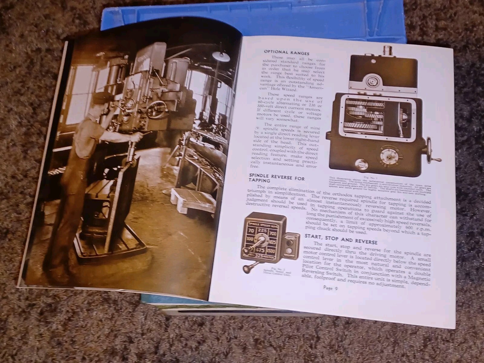 AMERICAN HOLE WIZARD Tool Works Company BULLETIN 305 LATHES RADIAL DRILL Catalog