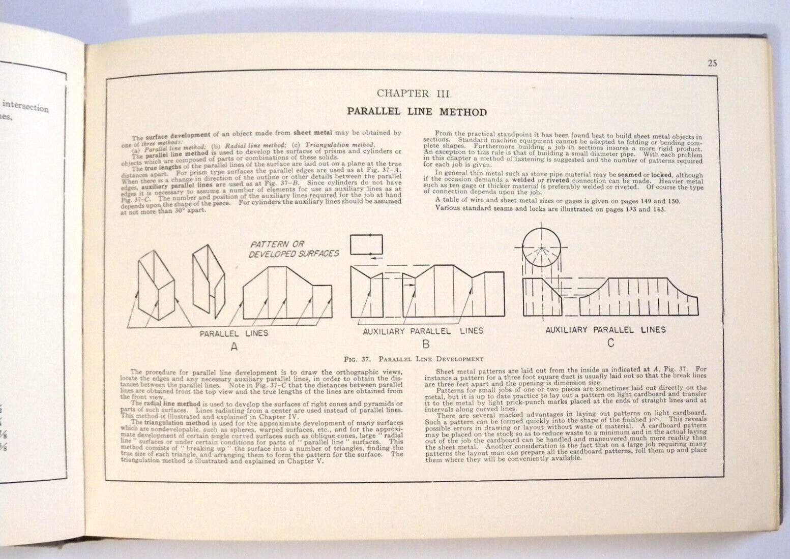 Industrial Sheet Metal Drawing by James H. Paull (1941,Hardcover) 11th Printing