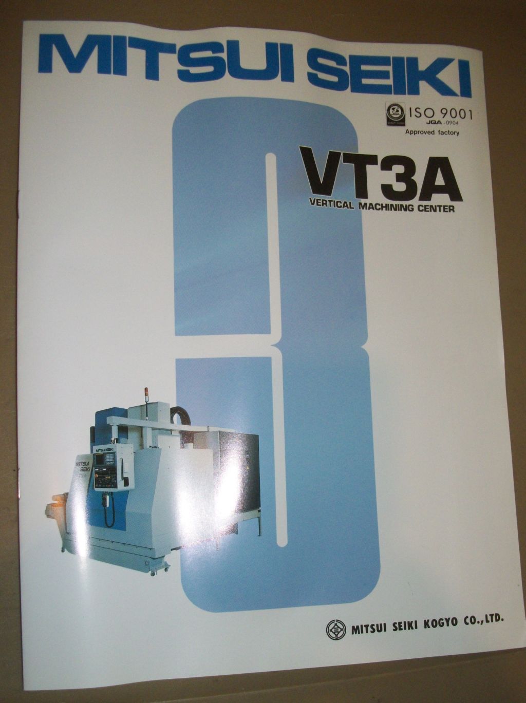 MITSUI SEIKI VMC VT3A SPECIFICATION
