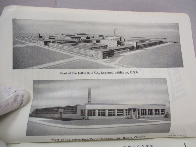 1959 LUFKIN Precision Tools Catalog # 8 & Price List, Van’s Hardware, EC