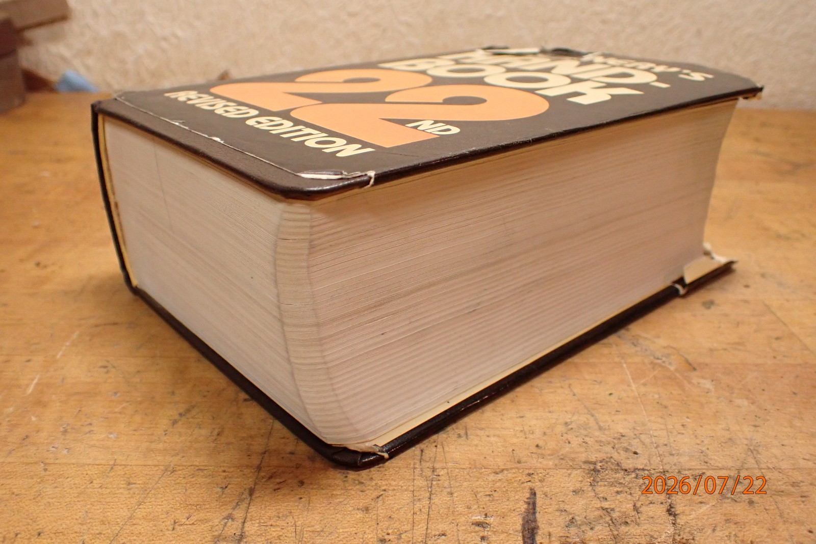 LOT 75: VINTAGE MACHINERY’S HANDBOOK MACHINIST BOOK