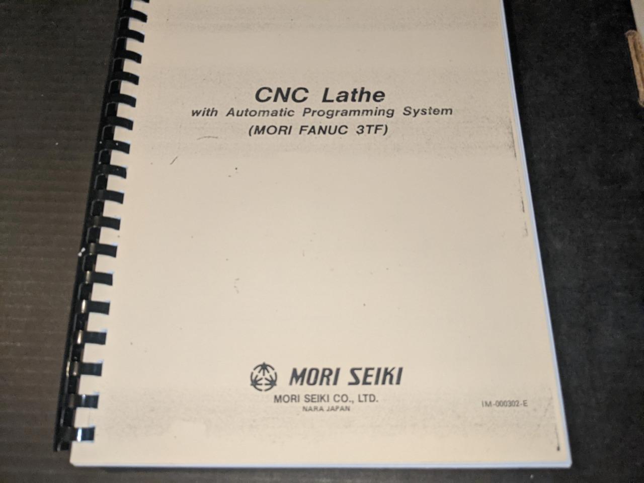 Mori Seiki CNC Lathe with Mori Fanuc 3TF Auto Program System Instruction Manual