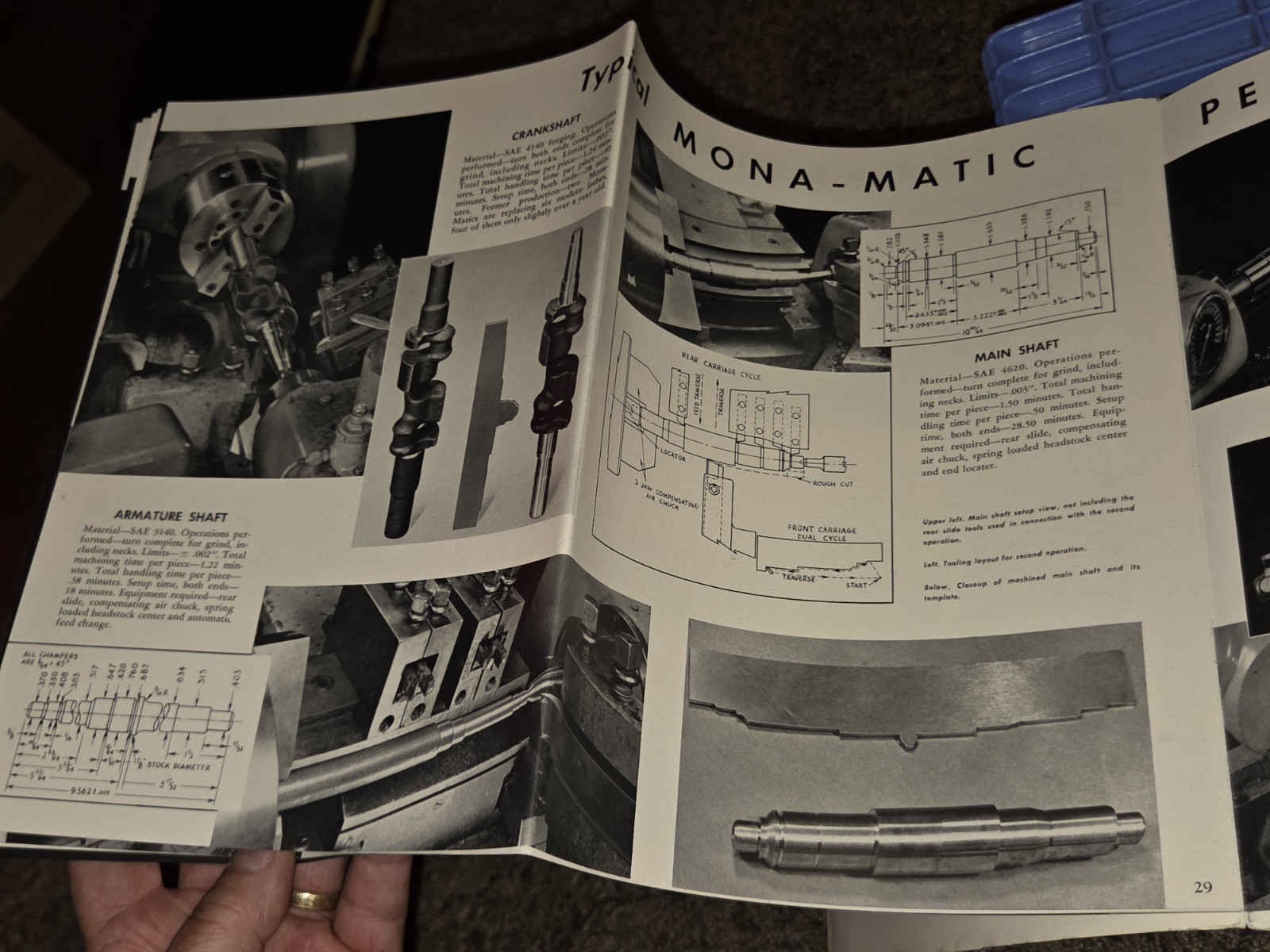 Monarch Machine Tool Co Catalog Mona-Matic Lathes Metal Turning MACHINIST BOOK