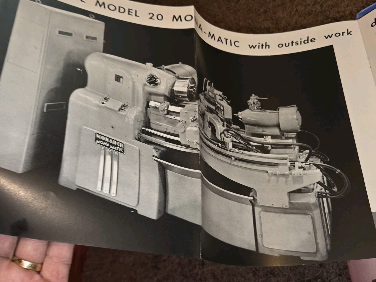 Monarch Machine Tool Co Catalog Mona-Matic Lathes Metal Turning MACHINIST BOOK