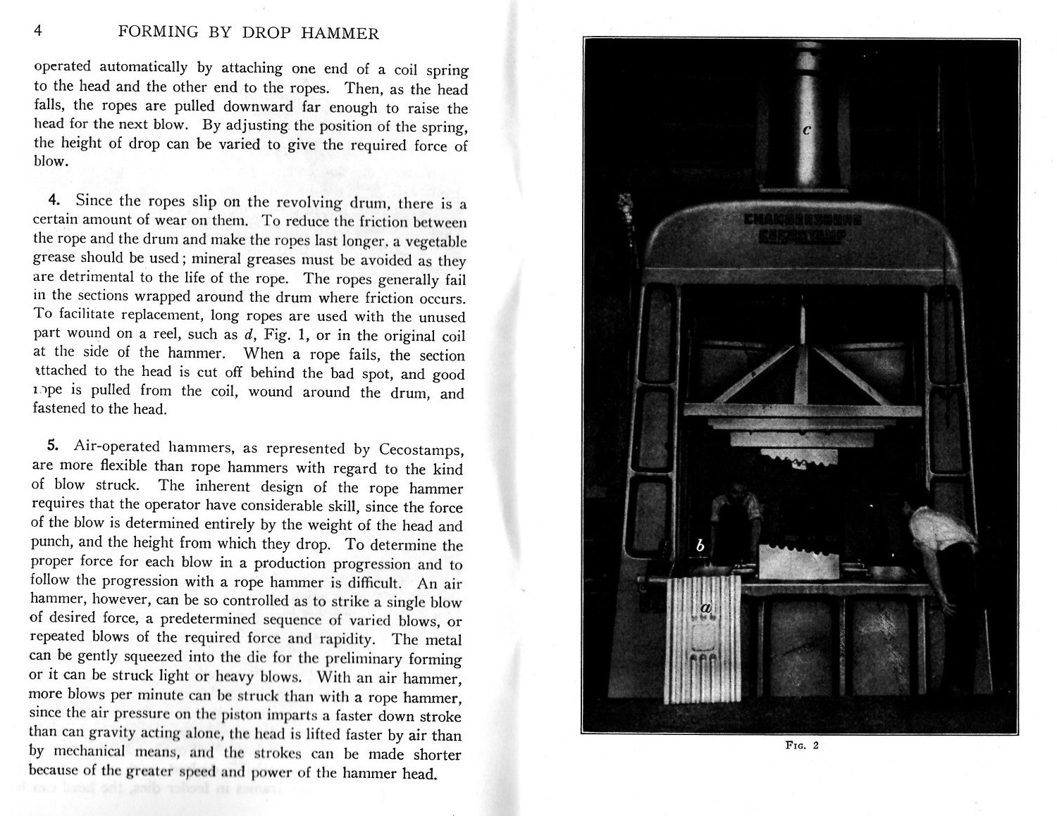 Forming SHeeT METAL with a DRoP HAMMER- US Navy WW2 reprint