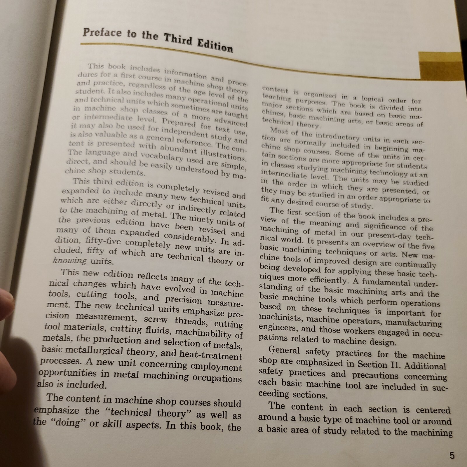1968 MACHINE TOOL TECHNOLOGY By McCarthy And Smith McKnight & McKnight 3rd