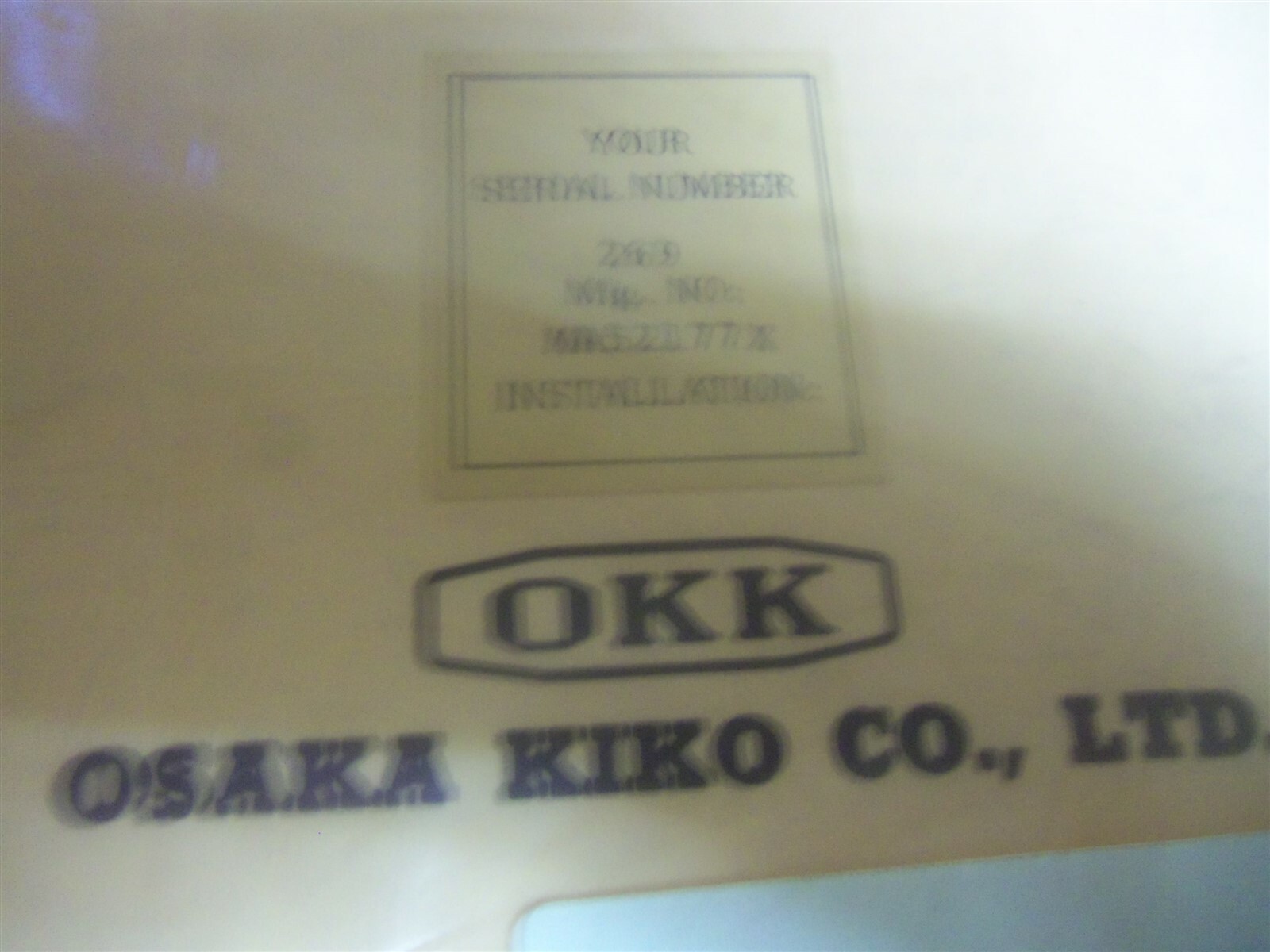 OKK Programming Manual CNC Matic G #222 *FREE SHIPPING*