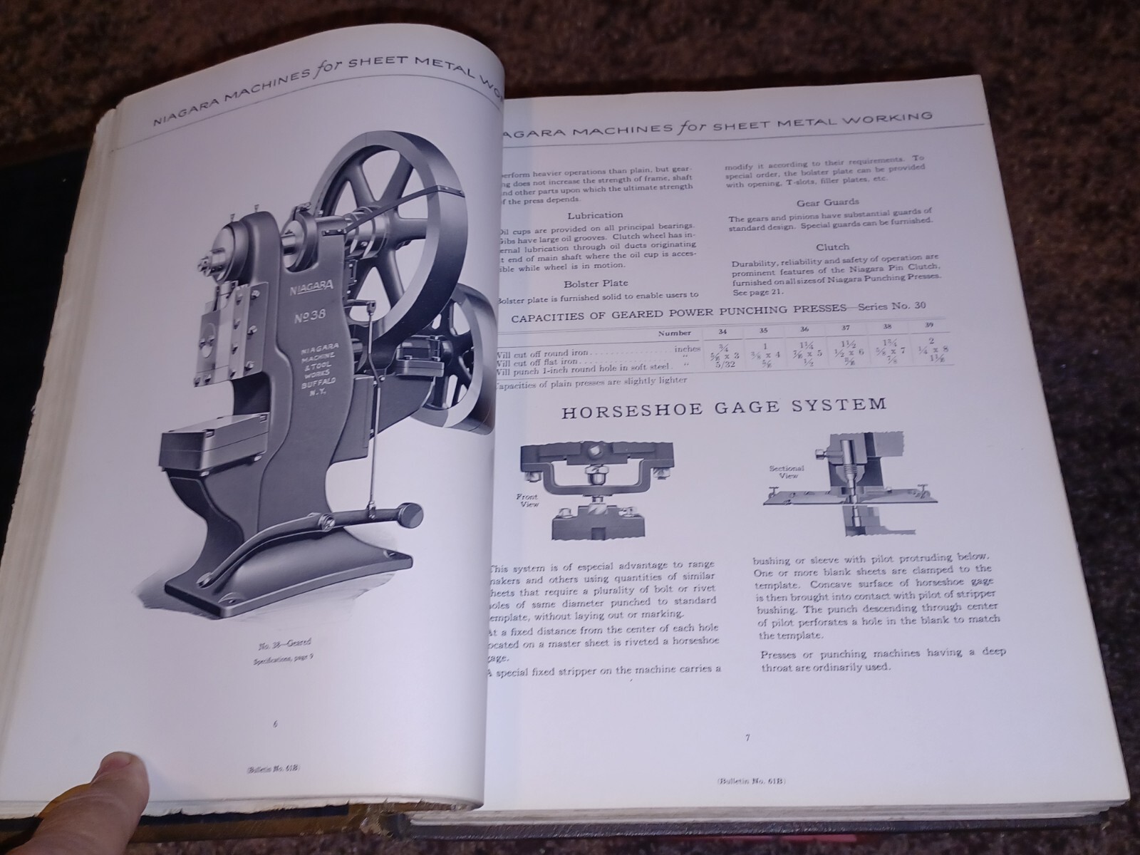 Niagara Machine & Tool Works Sales Catalog book PRESSES PUNCHES SHEARS Machinist