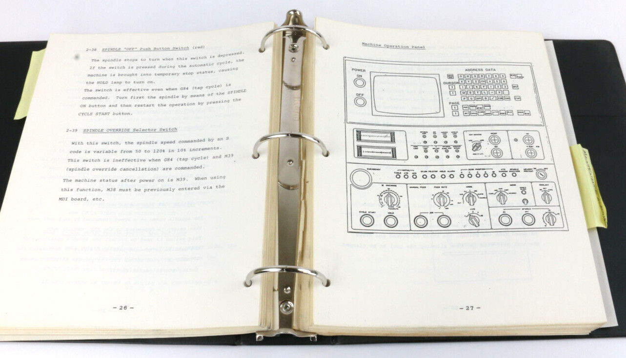 MITSUI SEIKI HR6A, Operation, Maintenance, & Programming Manual FANUC 6MB