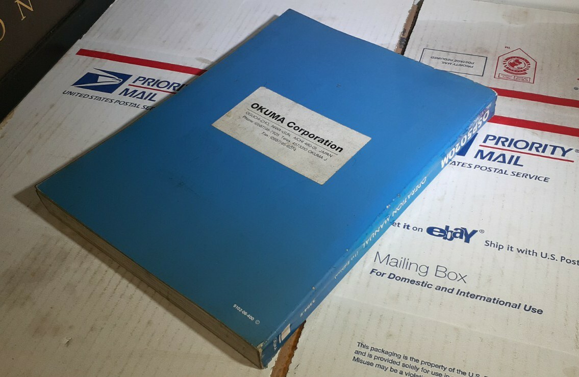 OKUMA OSP5020M MC-V/MC-H OPERATION MANUAL (1st Edition) 3354-E FastShipping