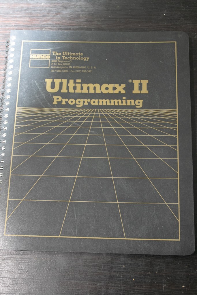 Hurco Ultimax II Programming Manual CNC Mill 1989