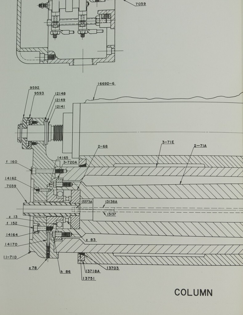 Fosdick Leblond Fosmatic Radial Arm Drill Operations, Hydraulics & Parts Manual