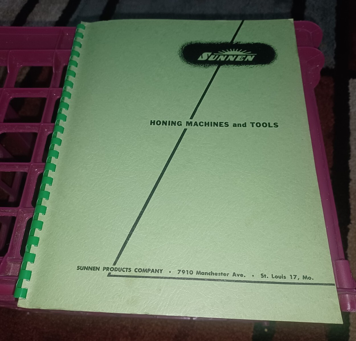 SUNNEN HONING MACHINES AND TOOLS SALES CATALOG BOOK W PRICE LIST Machinist OLD