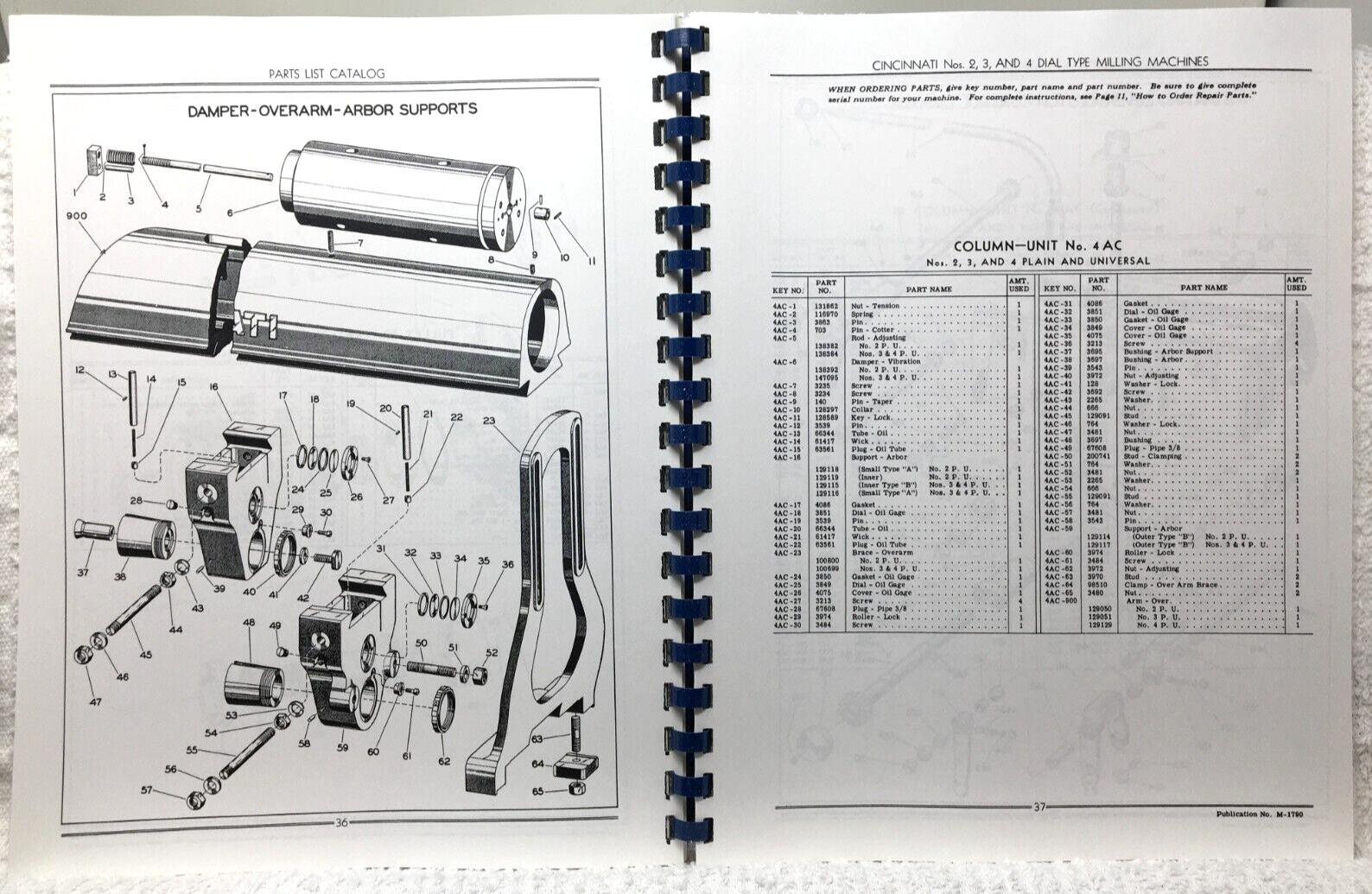 Cincinnati Milacron NOs 2 3 and 4 Plain Universal & Vertical Dial Type Milling