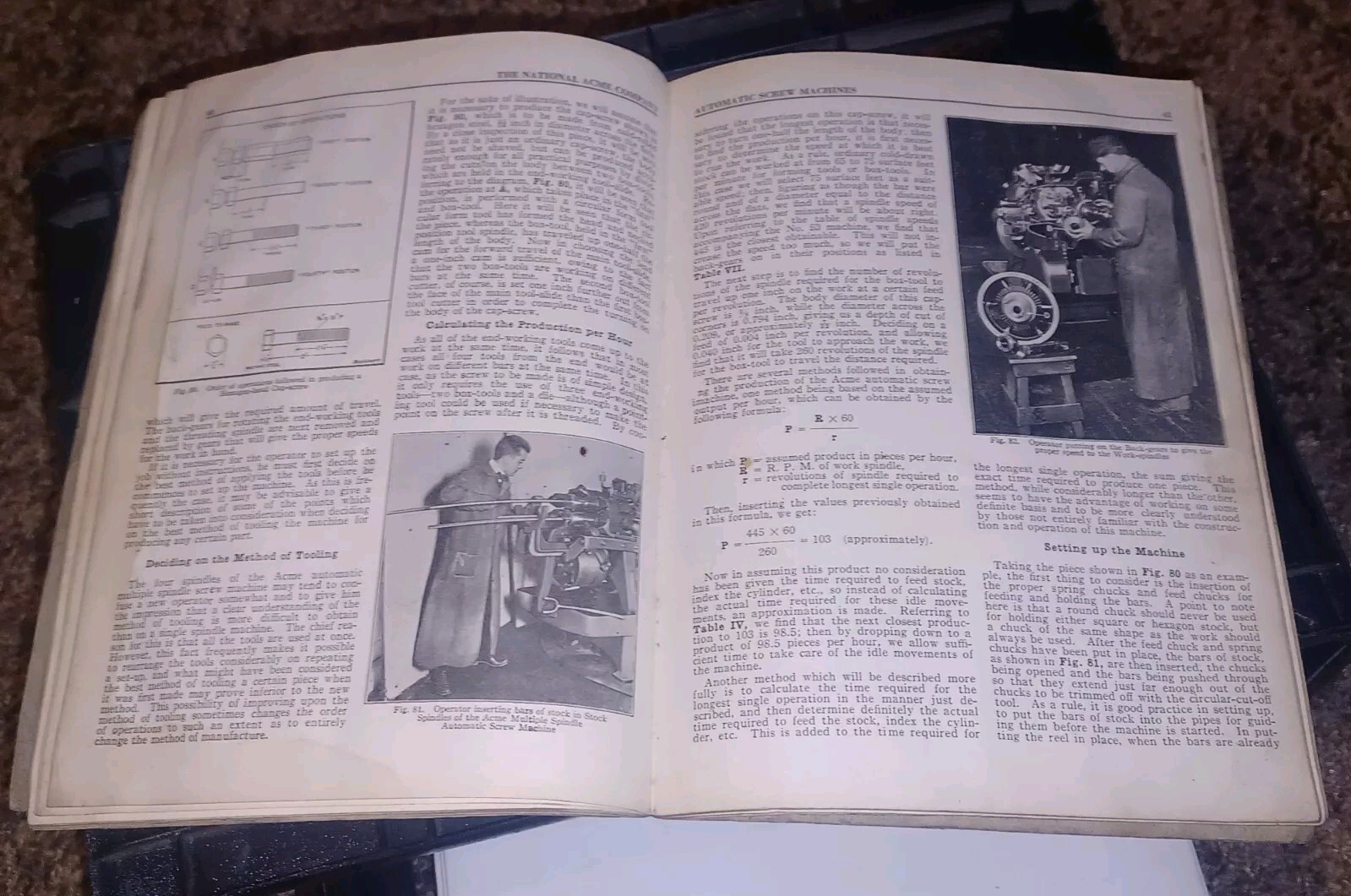 1912-1913 NAMCO National Acme Co AUTOMATIC MULTIPLE SPINDLE SCREW MACHINES BOOK