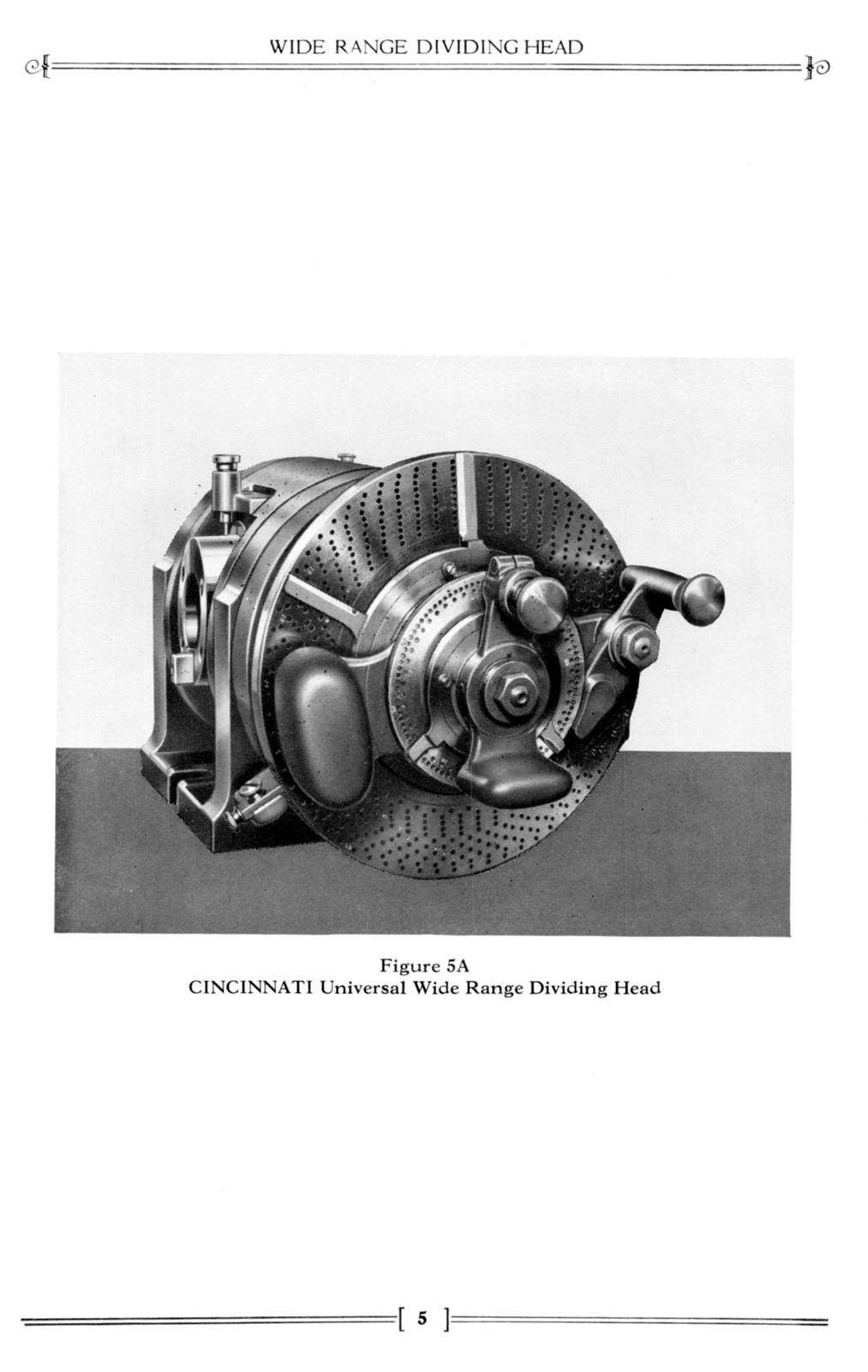 Cincinnati 8″-10″-12-14 Universal Dividing Head Operator Instruction Manual 1161