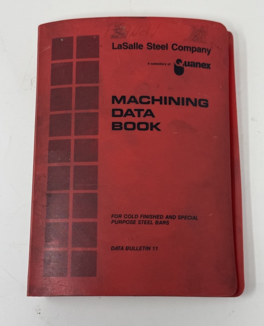 LaSalle Steel Company Machining Data Book 1980 Data Bulletin 11