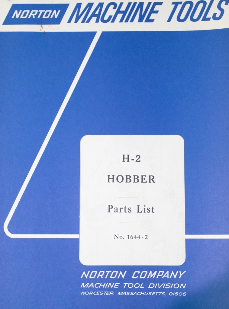 Norton, Gould & Eberhardt H2 Hobber Parts List Manual