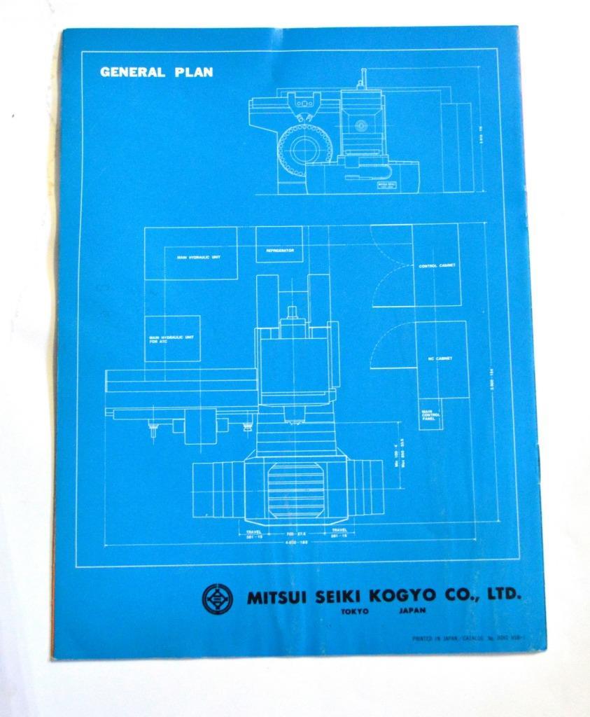 MITSUI SEIKI JIDIC-H5B HIGH PRECISION MACHINING CENTER BROCHURE