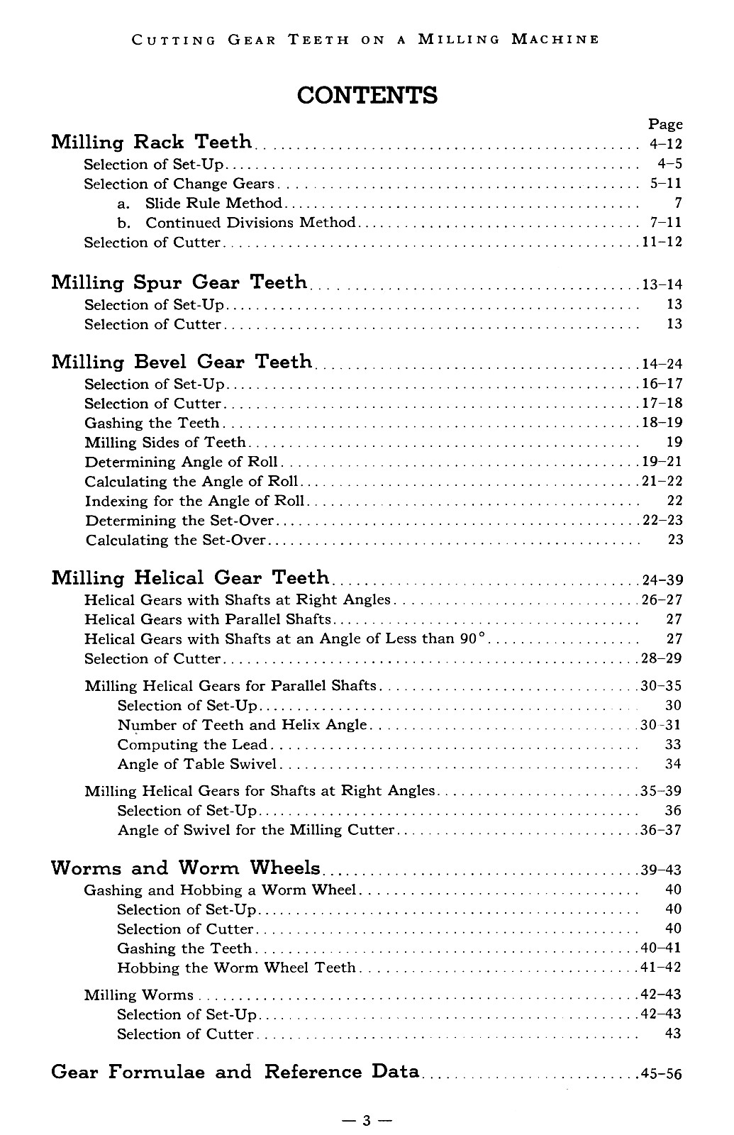 How to Cut Make Gear Teeth Mill Rack, Spur, Bevel, Helical Worm Manual Book 1041