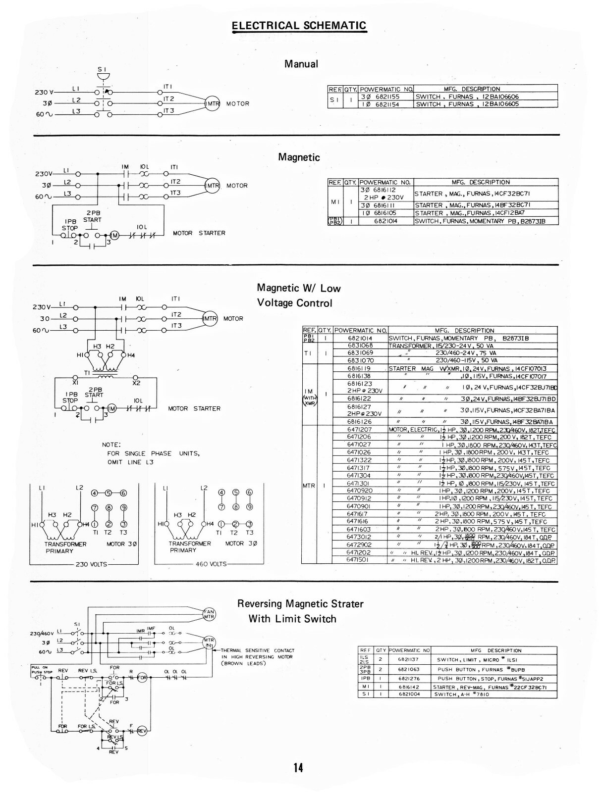 Powermatic 1200 20″ Drill Press Maintenance & Parts List Manual #1663