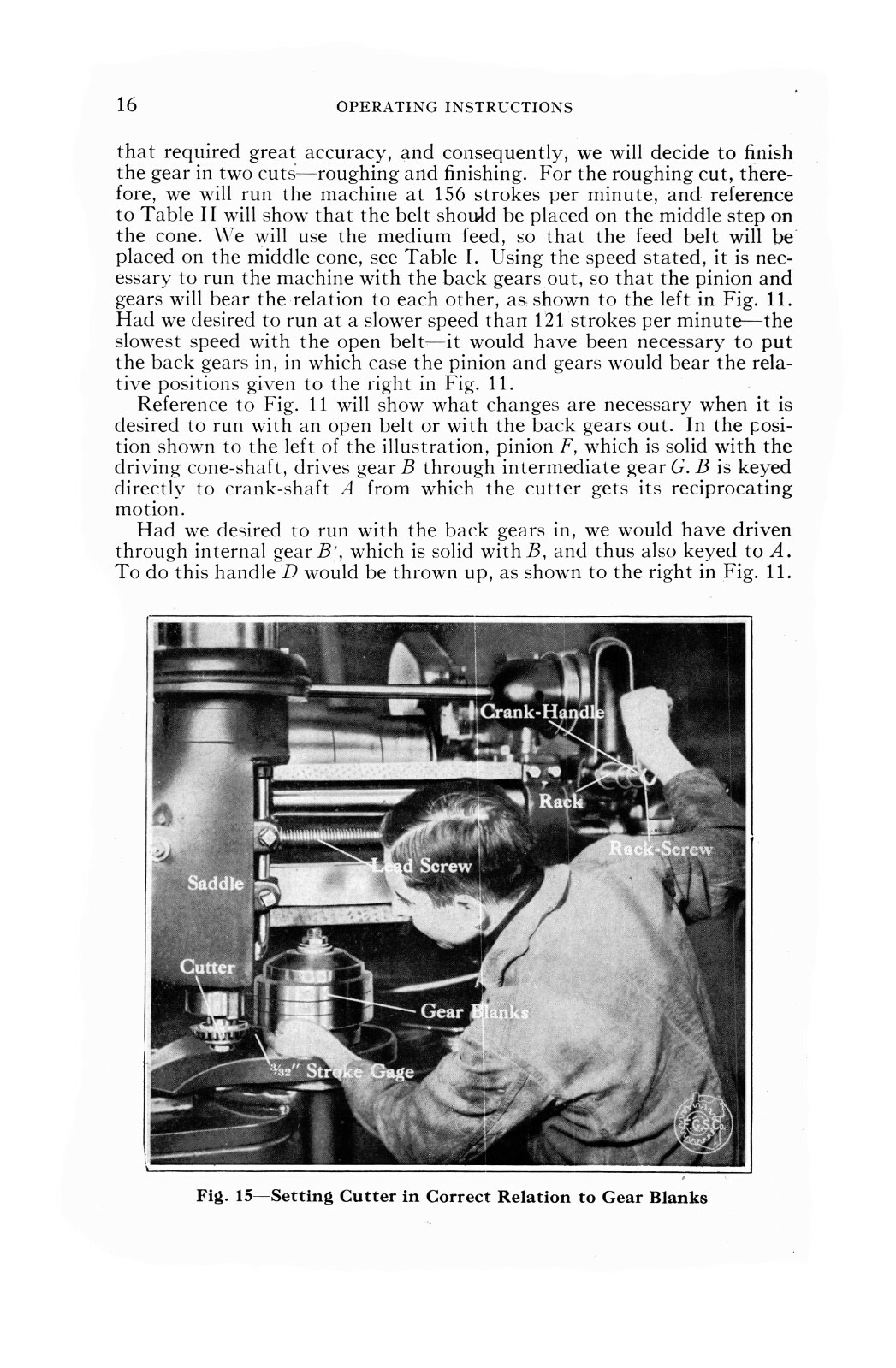 Fellows Type Series 6 Gear Shaper Operator Manual #682