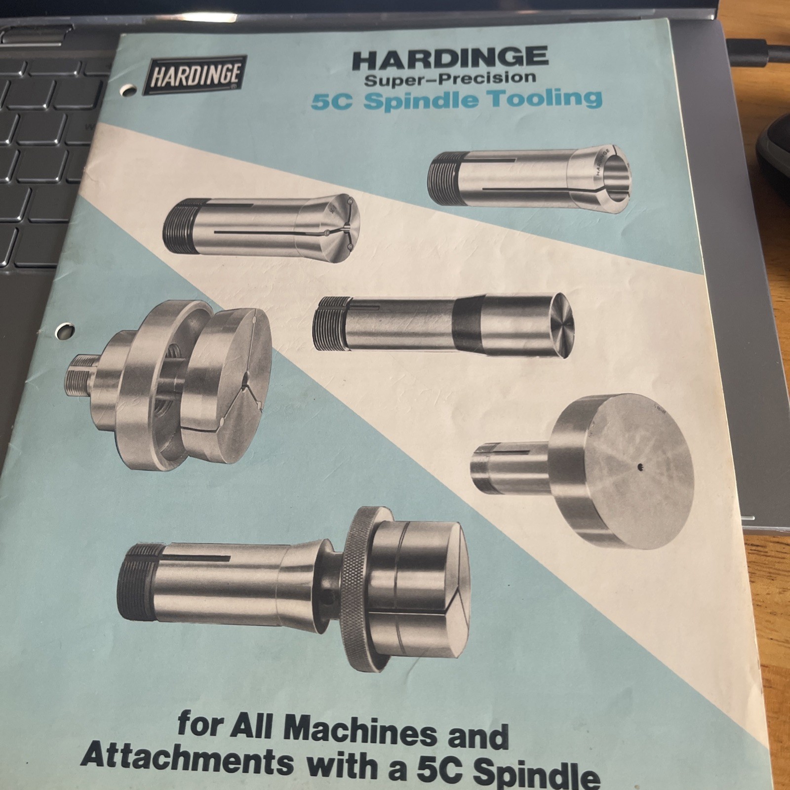 Harding Super Precision 5C Spindle Tooling Bulletin HA-202 A