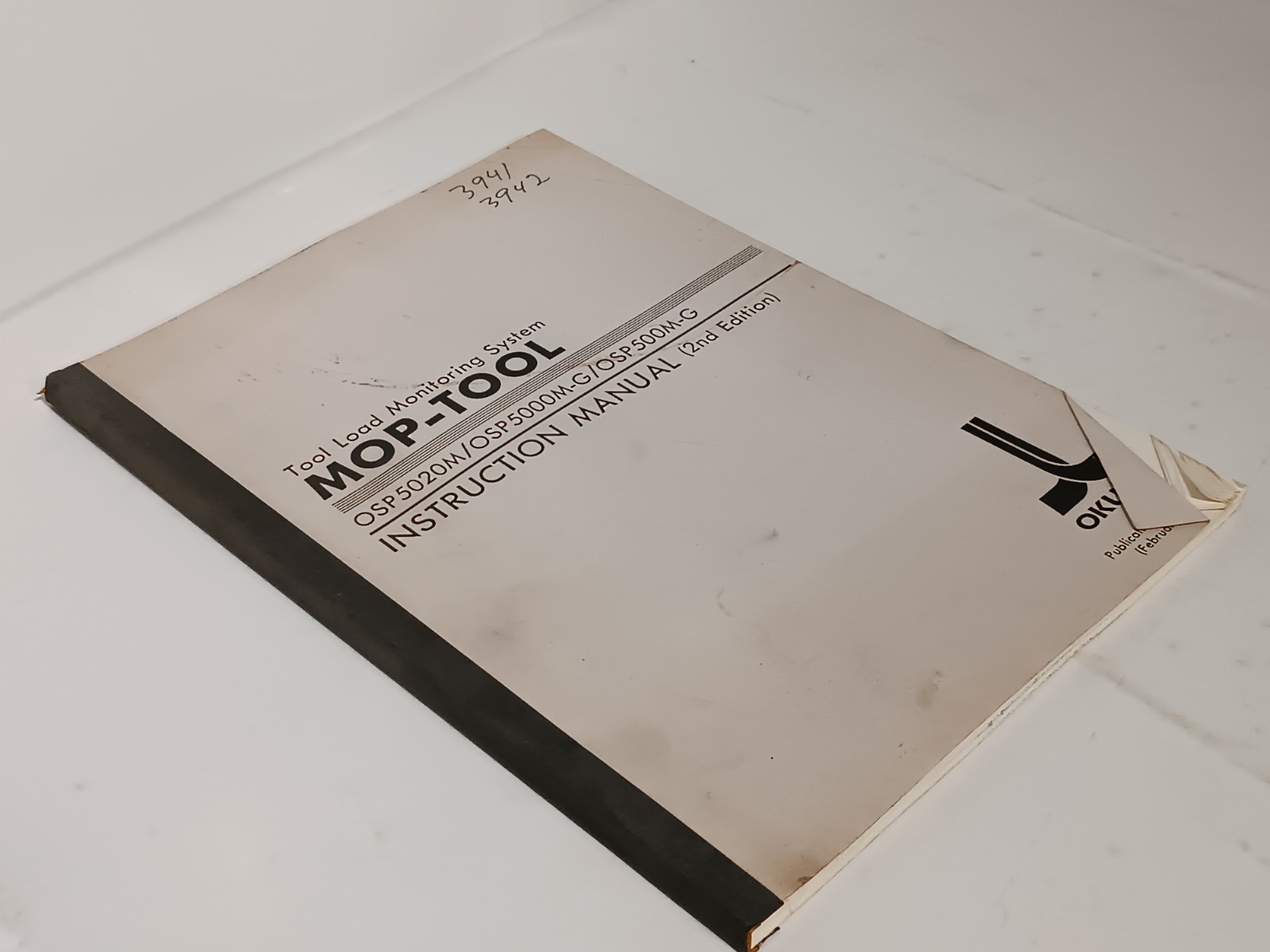 Okuma OSP5020M OSP5000M-G OSP500M-G MOP-Tool Instruction Manual 2nd Edition