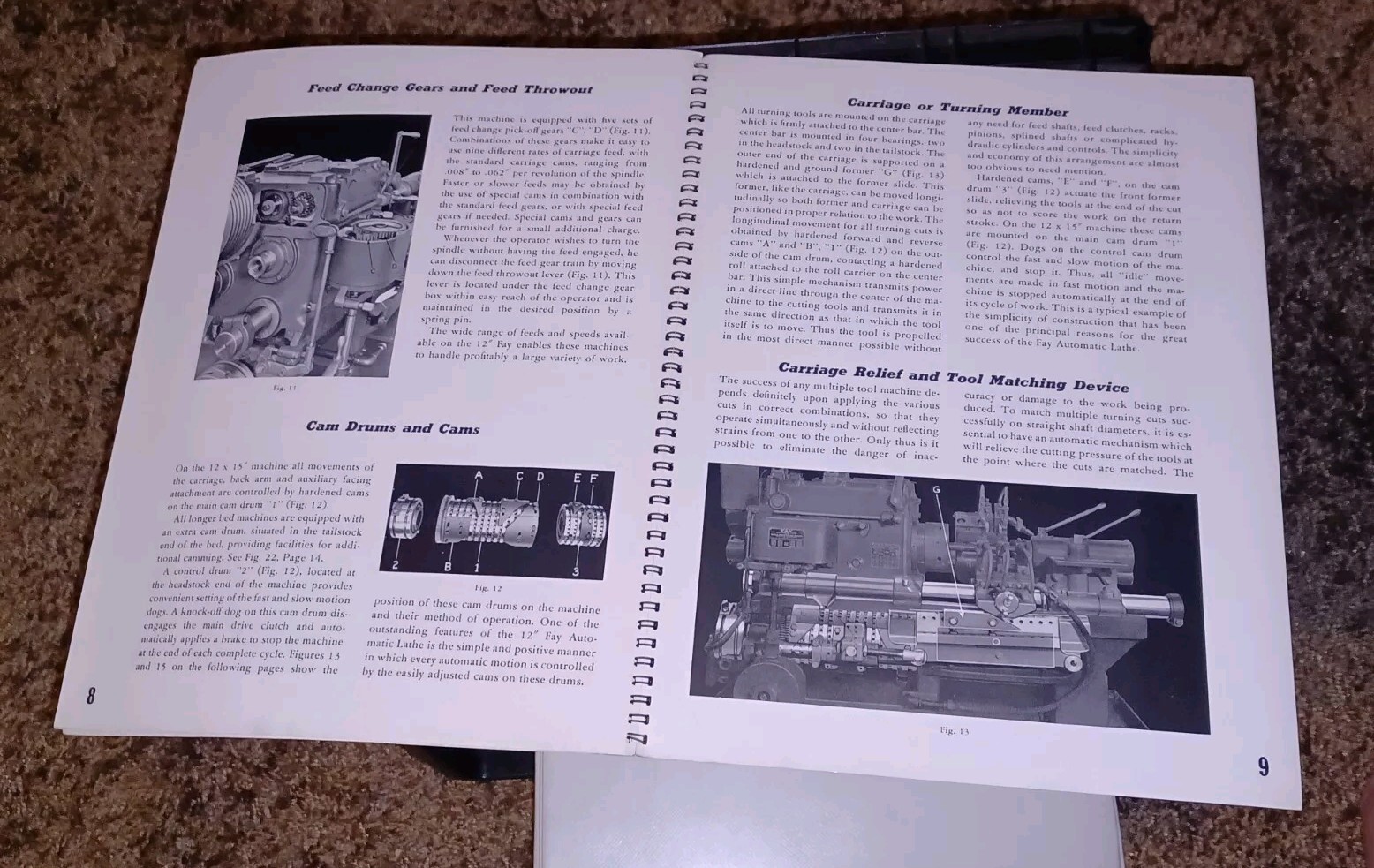 1930s Jones & Lamson Machine Co. 12″ Fay Lathe Catalog Book MACHINIST TOOL J&L