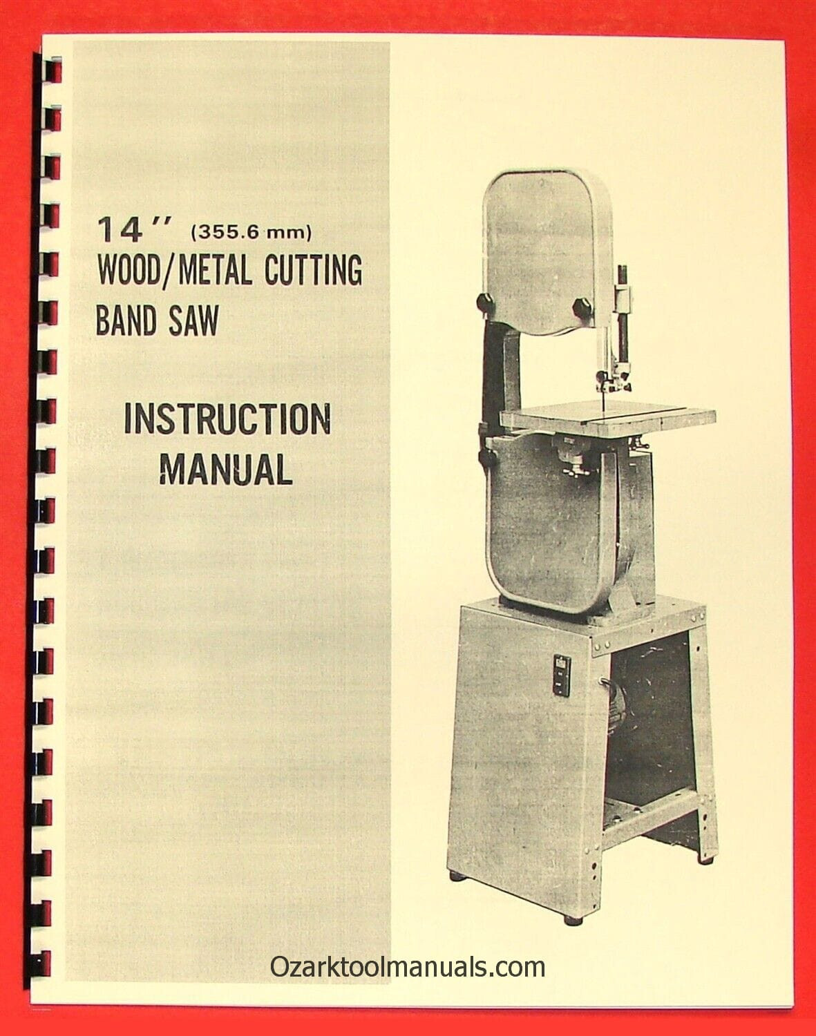 JET/Asian JBS-14 14″ Metal/Wood Band Saw Owners Operator’s & Parts Manual 0385