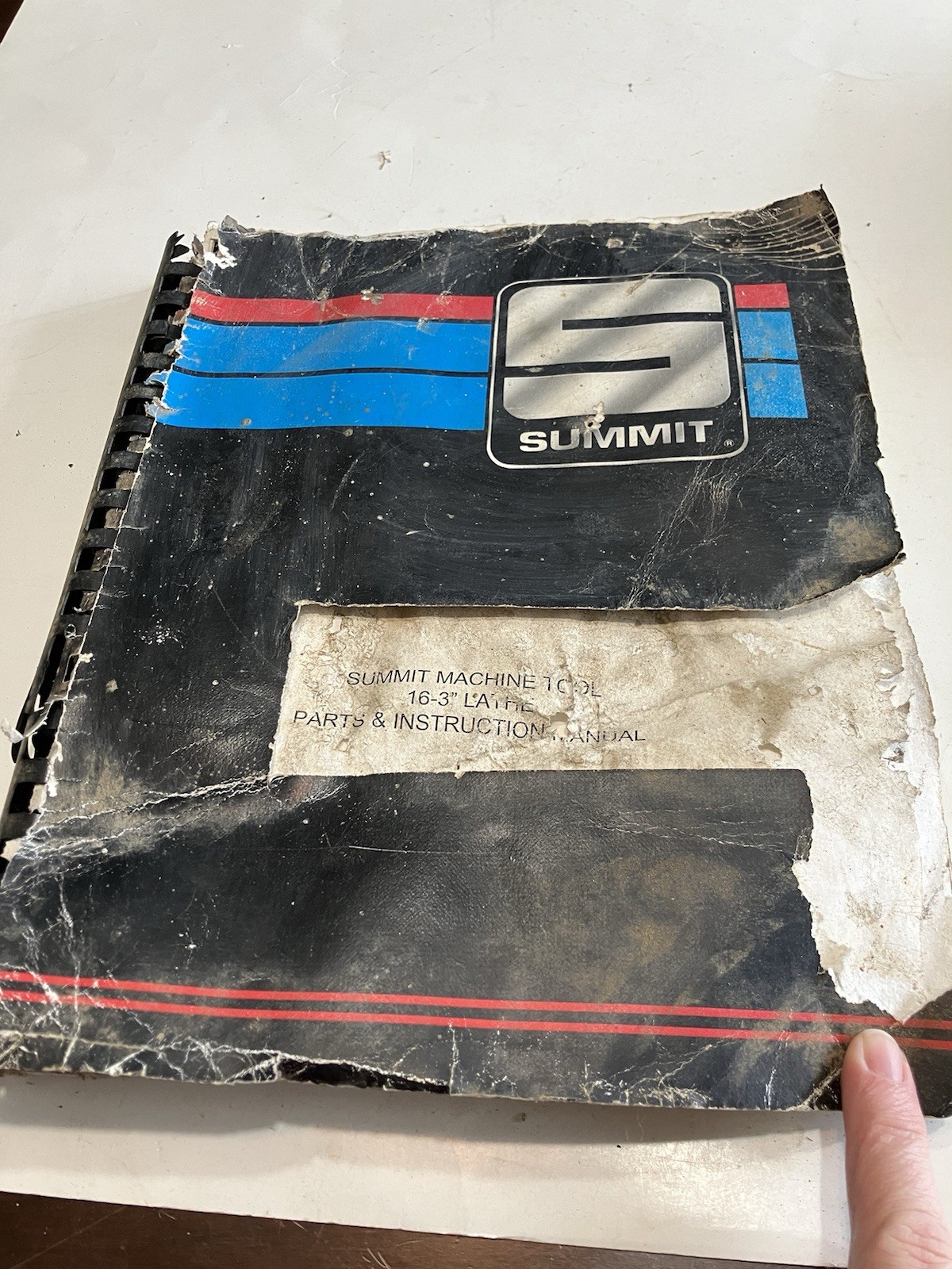 Summit Machine Tool 16-3 Lathe Parts And Instruction Manual