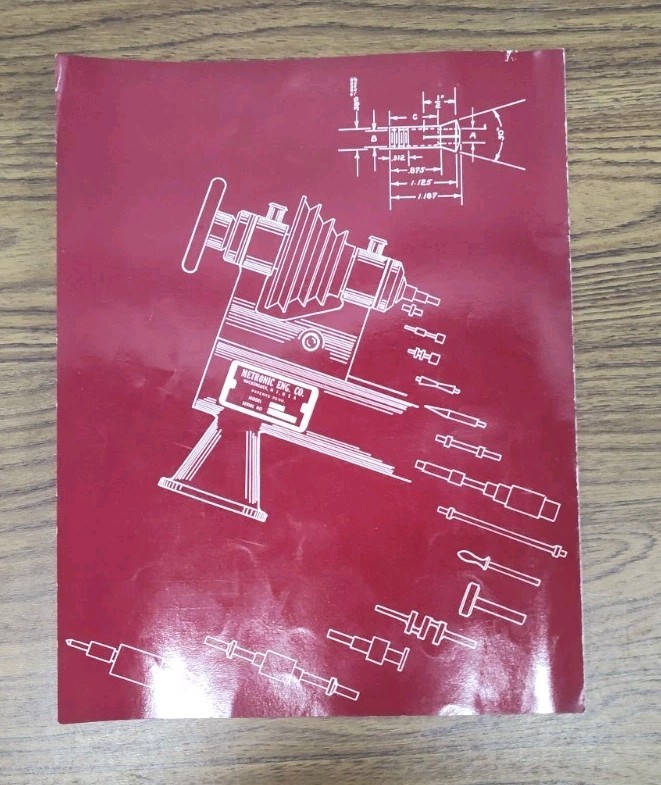 Metronic Lathes Brochure Industrial Vtg