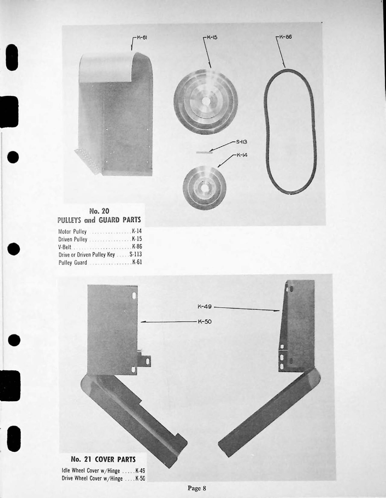 Service & Parts Manual Fits Kalamazoo Model 610 Horizontal Bandsaw