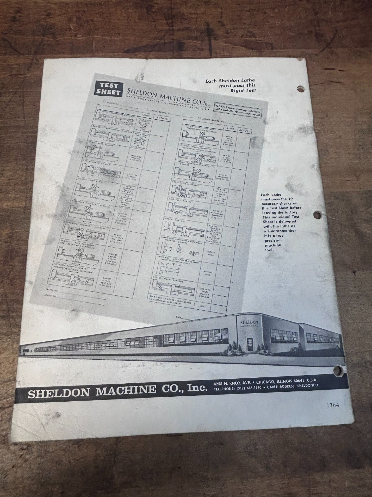 Sheldon Lathe 1960s Instruction Manual for R 13 and R 15 Lathes