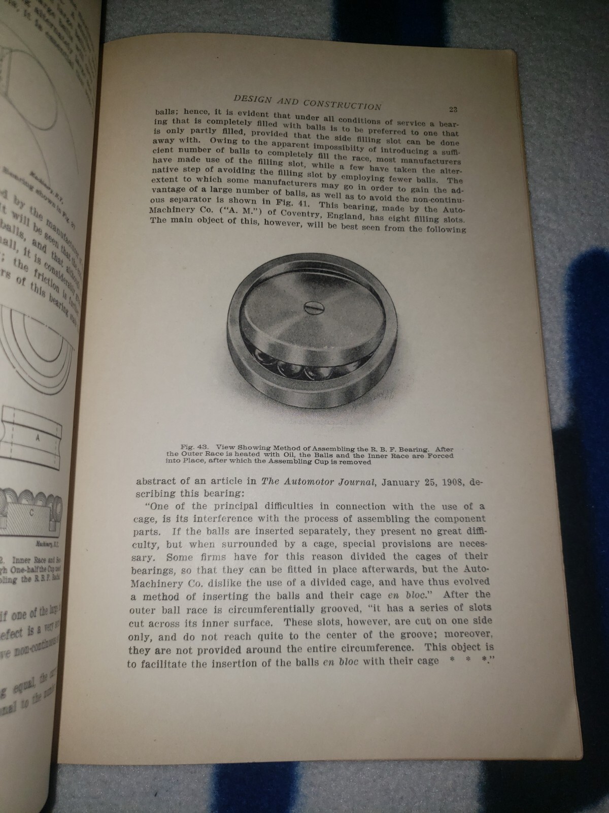 1910 Machinery’s Reference #56 Ball Bearings Paperback Guide